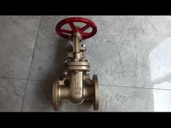 ANSI 150LB API 598 Válvula de porta com flange de aço inoxidável de roda de mão