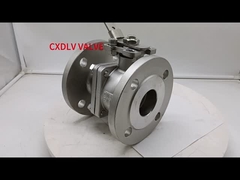 Válvula Esférica Flangeada com Alavanca de Punho Bloqueável