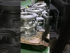 Válvula Esférica Pneumática Acionada por Ar SS316 2PC Full Port Q641F JIS10K 50A