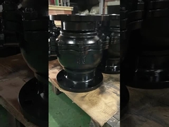 Válvula de esfera WCB flangeada durável para diversos meios e temperaturas