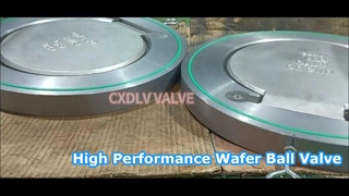 Válvula de retenção de wafer oscilante de placa única Viton Seat