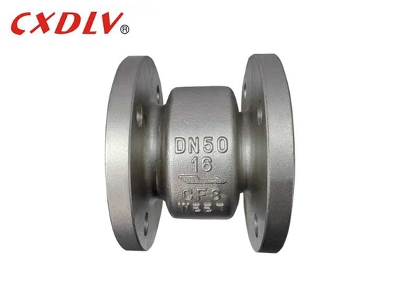DN50 DN80 válvula de retenção vertical da extremidade da flange do silenciador