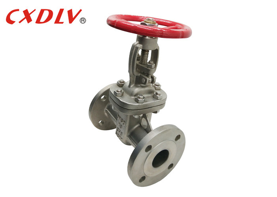 Valva de porta de aço inoxidável ANSI 150LB de portão completo, com parafuso RF, tipo flange CF8/CF8M