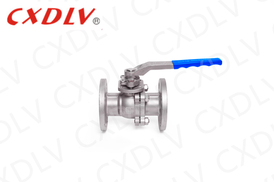CF8 válvula de esferas de flange com material de assento RPTFE ou Develon para óleo e outros fluidos