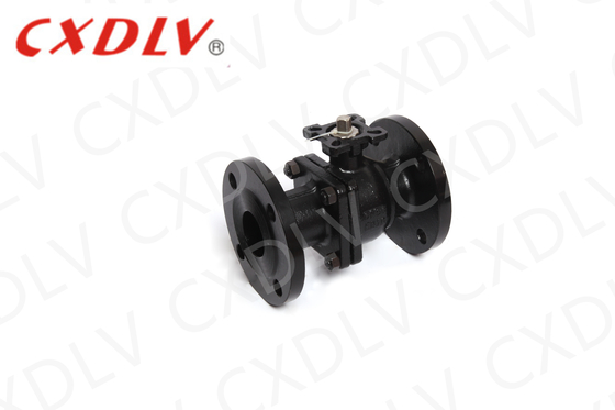 Válvula de esfera de flange durável para vários meios e temperaturas