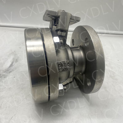 Válvula de fundo de tanque de aço inoxidável com mudança de diâmetro PN10-PN40