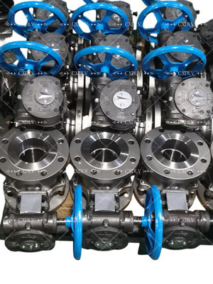 Turbina de óleo de gás de água Manual válvula de esferas de aço inoxidável de aço carbono DIN JIS ANSI GB