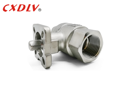CF8M 1000wog Conexão hidráulica NPT 1 polegada válvula de esfera roscada com ISO5211 TOP
