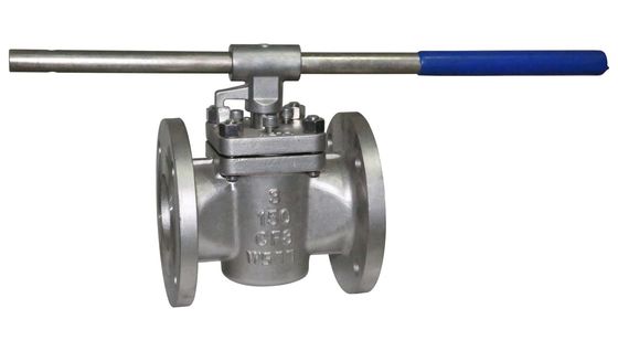 Oil Field Sleeved Plug Valve  with Self Lubricated Plug Body and ASME B16 Flange Connection