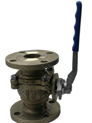 A válvula de esfera C95800 do padrão ANSI é aplicável a diversos meios.