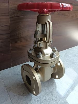 Válvula de porta de roda de mão de tronco ascendente com extremidades de flange CF8M de aço inoxidável de 150LB para controle de fluido e operação fácil