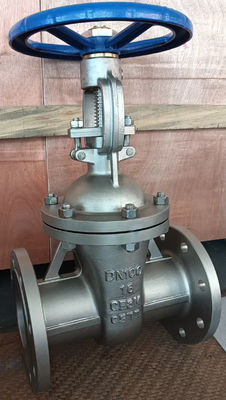 Válvula de porta de caule ascendente com flange flexível