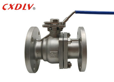 Classifique a válvula de bola flangeada de aço inoxidável de 150LB CF8 2 polegadas que operam-se pelo punho
