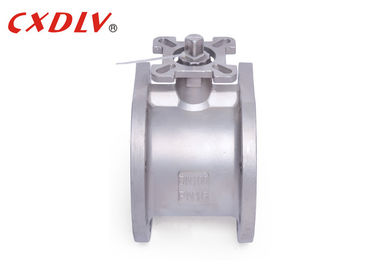 Bolacha de Q71F válvula de aço inoxidável do modelo de Itália do aço carbono da válvula de bola de 3 polegadas
