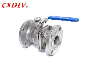 Válvula de controle rachada do corpo da válvula de bola da flutuação da flange do dobro do RF CF8 CF8M WCB