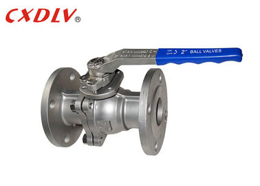 Punho flangeado de aço inoxidável SS304 SS316 WCB da válvula de bola PN16 DN50