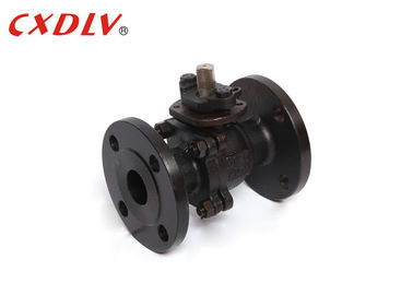 1 / 2 a 12 válvula de bola da extremidade da flange do RUÍDO JIS do API da polegada que flutua a válvula de controle do aço de molde de WCB