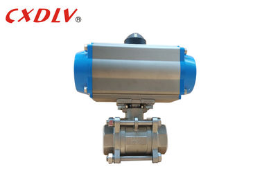 Válvula de controle 304 pneumático de aço inoxidável em dois sentidos com o atuador para a água