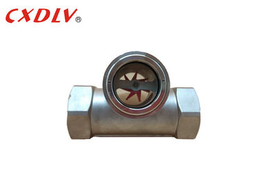Pressão rosqueada do indicador do fluxo do vidro de vista do parafuso BSPT BSP NPT normalmente