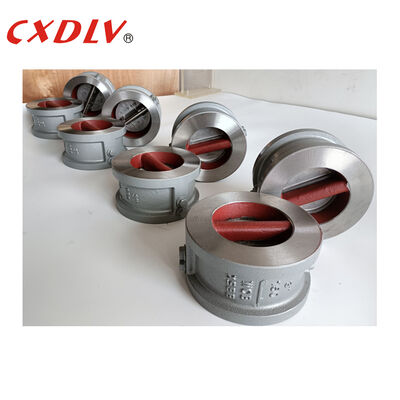 WCB Corpo Metal Assento Duplas Placas Wafer Check Valve Não Retorno Valves 150LB Conexão