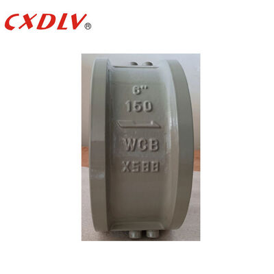 WCB Corpo Metal Assento Duplas Placas Wafer Check Valve Não Retorno Valves 150LB Conexão