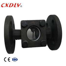 Bolas do indicador 1/2 do fluxo de CF8M Sight Flanged Glass para dentro