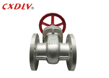2" - 12" válvula de porta assentada resiliente, válvula de porta contínua da cunha com extremidades flangeadas