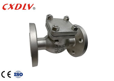 A aleta assentada metal PN16 do fluxo completo flangeou válvula de verificação
