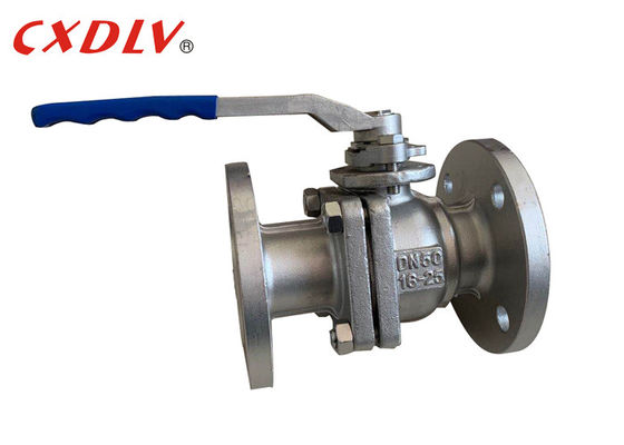 O RUÍDO FM DN50 do óleo PTFE Seat da água flangeou válvula de bola