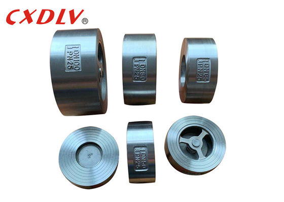 Metal de aço inoxidável Seat da válvula de verificação da bolacha do elevador do disco 300LB