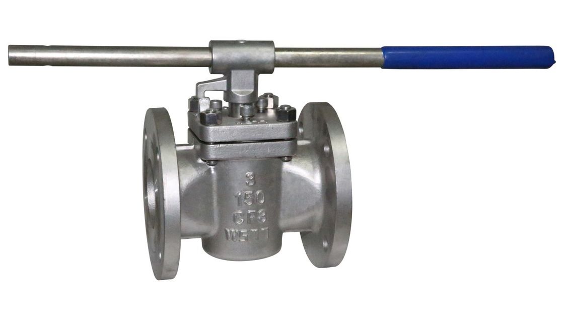Oil Field Sleeved Plug Valve  with Self Lubricated Plug Body and ASME B16 Flange Connection