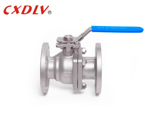 150LB 2'' válvula de esfera de flange de aço inoxidável CF8 CF8M válvula de esfera com almofada de montagem directa de aço inoxidável