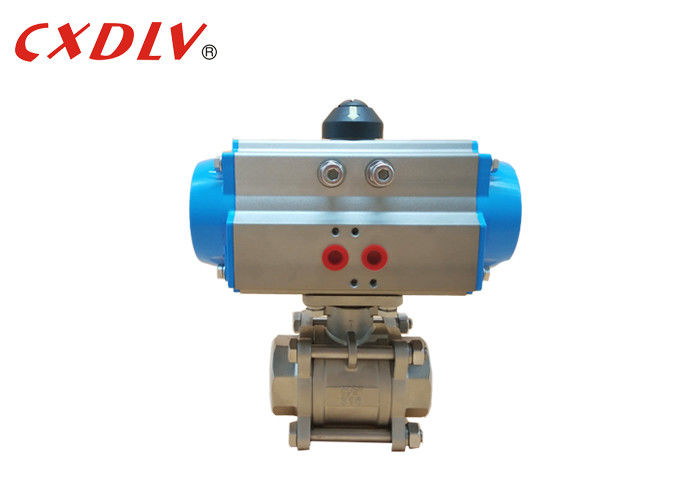 Atuador pneumático rotativo de quarto de volta com design de pinhão e cremalheira para válvula de esfera acionada pneumaticamente