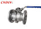 A válvula de bola ISO5211 do aço do molde de JIS 20K 2PC dirige a almofada de montagem para o motor