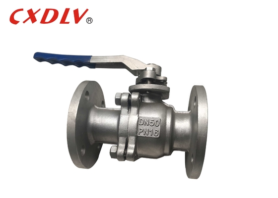 DN50 DN 100 válvula de esferas de aço inoxidável CF8/CF8M corpo de ligação com flange PN10/16 extremidades