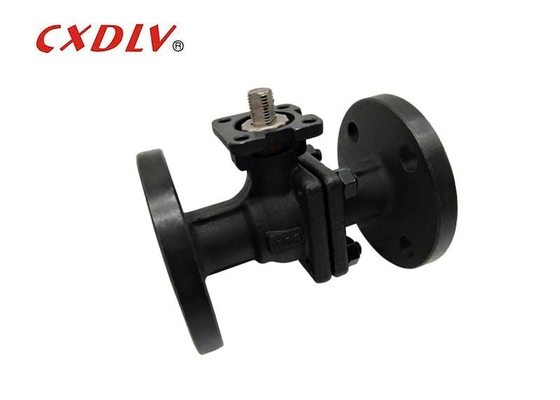 WCB 2 Pcs Flange de aço inoxidável de fundição de válvula de bola de aço com almofada de montagem
