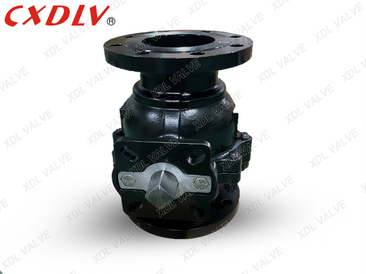 A válvula de esfera de flange de aço carbono A216WCB com assento RPTFE para tratamento de águas residuais