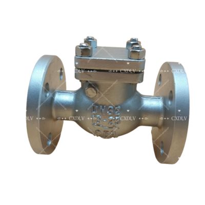 Válvula de controlo de acabamento de flange de aço inoxidável 150LB Pressão para instalações de processamento químico