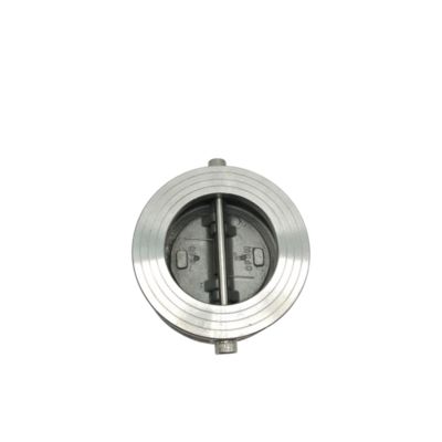 Válvula de controlo de dupla placa de aço inoxidável com resistência a altas temperaturas para óleo e gás de vapor de água