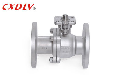 Válvula de flutuação completa alta da válvula de bola DN50 do porto da almofada de montagem PN16 2PC CF8