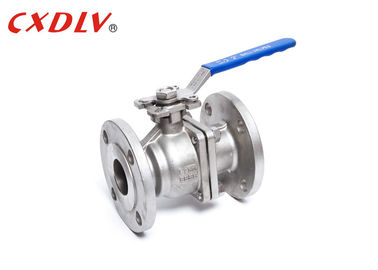 Válvula de controle rachada do corpo da válvula de bola da flutuação da flange do dobro do RF CF8 CF8M WCB