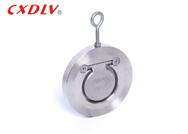 Válvula da maneira da placa uma da válvula de verificação do gasóleo da conexão da bolacha H74 única para o petróleo