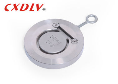 Aço carbono ultra fino WCB da válvula de verificação da bolacha do estilo do balanço para o gasóleo