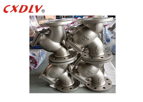 Conexão com flange Material do corpo CF8 Y válvula de filtro com malha 40 PN16 RF