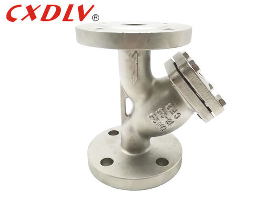 Tipo extremidades dobro materiais de aço inoxidável da bomba de água Y da flange do filtro