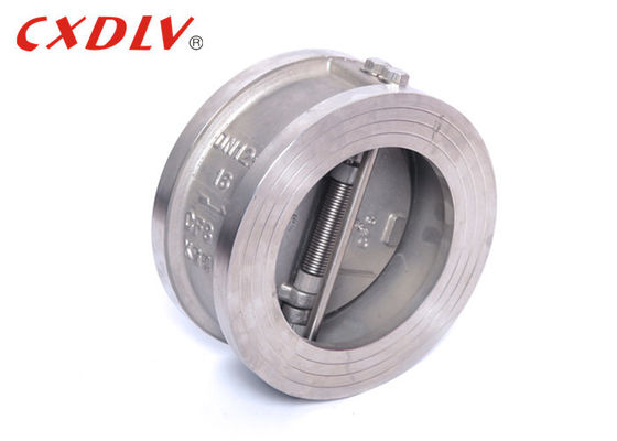 Balanço duplo da placa com o estilo da borboleta da válvula de verificação da bolacha da mola a favor do meio ambiente