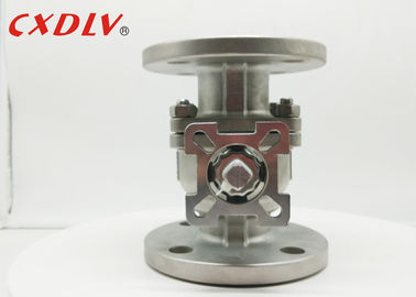 Furo completo de aço inoxidável de flutuação da válvula de bola 150LB RF com Seat macio PTFE