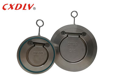 Anel-O inoxidável da válvula de verificação PN16 do balanço do disco de SS316 Essentric PTFE com aprovação do ISO