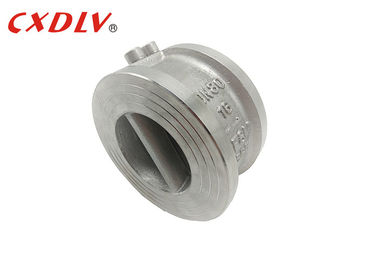 DN80 CF8M Dual pressão da válvula de verificação da placa que avalia o padrão de PN16 ANSI/GB/DIN