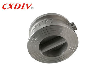Corpo de aço inoxidável duplo 1.4408/CF8M/SCS14A da válvula de verificação da bolacha do disco da borboleta